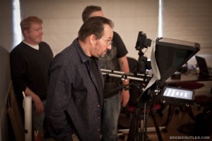 Canon 5DMKII rig with Teleprompter for James Camerons "23" video